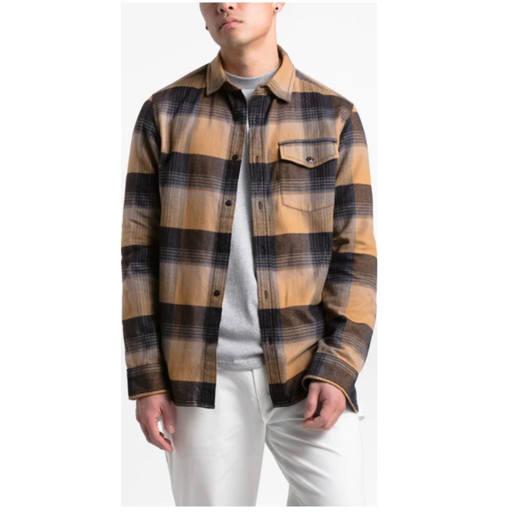 The North Face Men’s Long-Sleeve Stayside Chamois Plaid Shirt XL